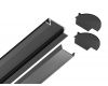 Алюминиевый встраиваемый профиль Ambrella Light Alum Profile GP1001BK/BK