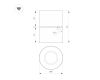 Спот Arlight SP-POINT-SURFACE-R85-12W Warm3200-MIX (WH, 15 deg, 230V) (IP20 Металл) 058614