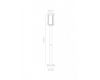 Садовый светильник ARTE Lamp A1036PA-1BK