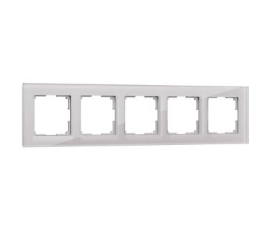Рамка Werkel Favorit на 5 постов дымчатый W0051117 4690389160189