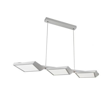 Подвесная светодиодная люстра iLedex Meridian W49017-3 WH