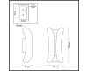 Уличный настенный светодиодный светильник Odeon Light Krista 3886/6WG