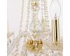 Подвесная люстра Bohemia Ivele Crystal 5417/6/165 G Clear/M-1G