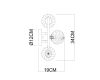Бра Arte Lamp Etereo A5261AP-3GO