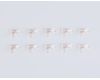 Соединитель угловой Ambrella Light Illumination COB 12/24V для лент 5mm (2 конт.) (10шт. в комплекте) GS6841