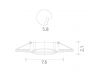 Встраиваемый светильник ARTE Lamp A2103PL-1CC