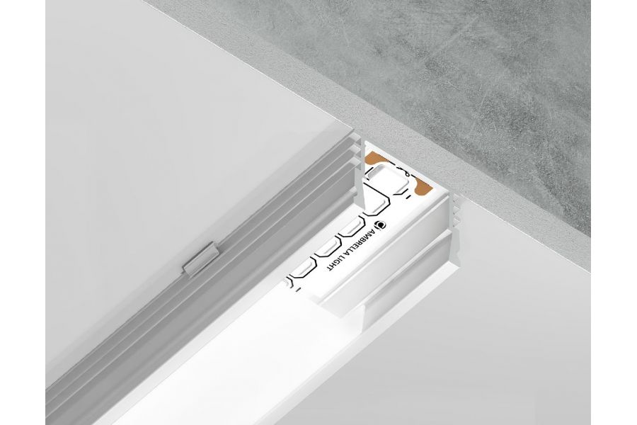 Алюминиевый накладной профиль Ambrella Light Alum Profile GP1750WH
