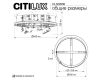 Потолочная люстра Citilux Etera CL322050