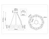 Подвесная люстра Ambrella Light High Light Crystal LH31030