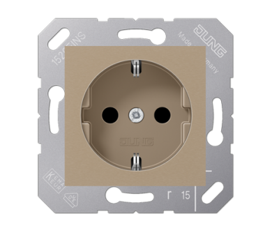 Купить Розетка Schuko Jung CD5120BFBB Розетка Schuko Jung CD5120BFBB