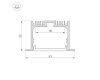 Профиль Arlight SL-LINIA62-F-2000 ANOD 019292
