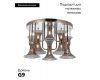Потолочная люстра Lumina Deco Warni LDC 6819-5 GY