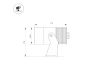 Прожектор Arlight ALT-RAY-R61-12W Warm3000 (DG, 6 deg, 230V) (Arlight, IP67 Металл, 3 года) 035892