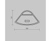Комплект заглушек для профиля 30×30 2шт Maytoni Led Strip ALM-3030-EC 642073