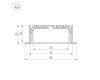 Профиль Arlight SL-LINIA88-F-2000 ANOD 019315