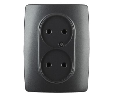 Розетка 2x2P Эра 12-2107-05 Б0031242