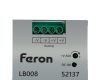 Трансформатор электронный на DIN-рейку Feron LB008 240W 24V IP20 52137