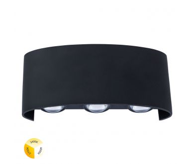Уличный настенный светильник Arte Lamp Bosto A3722AL-6BK