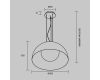 Подвесной светильник Maytoni Batten MOD472PL-L33B3K