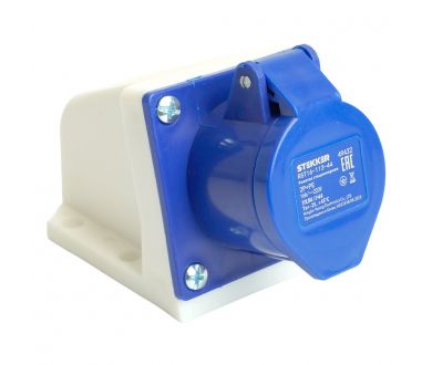 Розетка стационарная Stekker RST16-113-44 49432