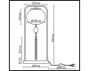 Настольная лампа Odeon Light Modern Fiolent 5432/1T