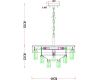 Подвесная люстра Arte Lamp Diadem A1002LM-6CC