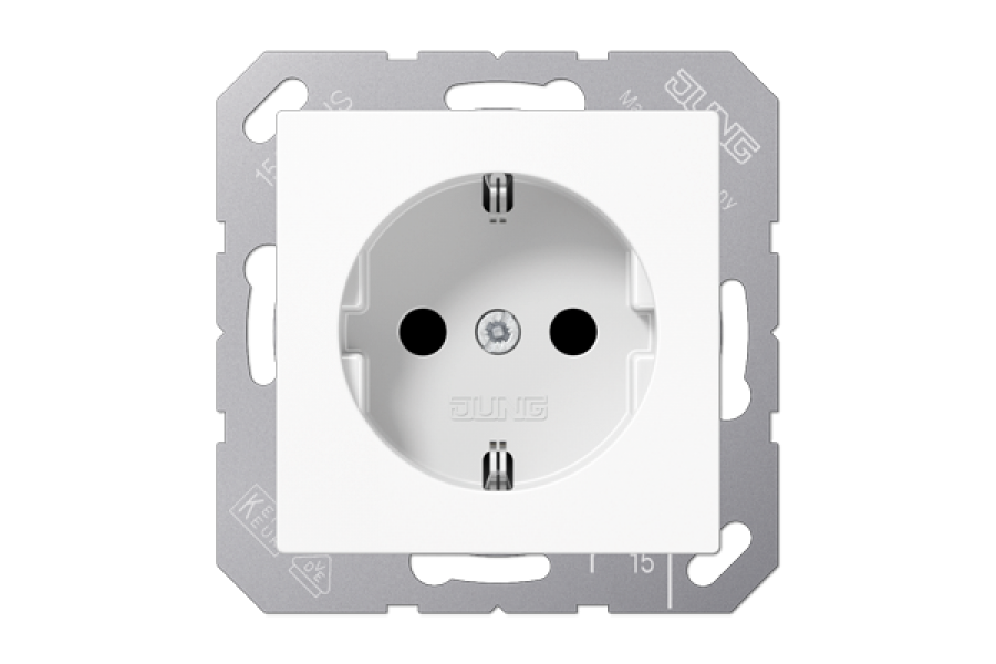 Розетка Schuko Jung A1521BFWW