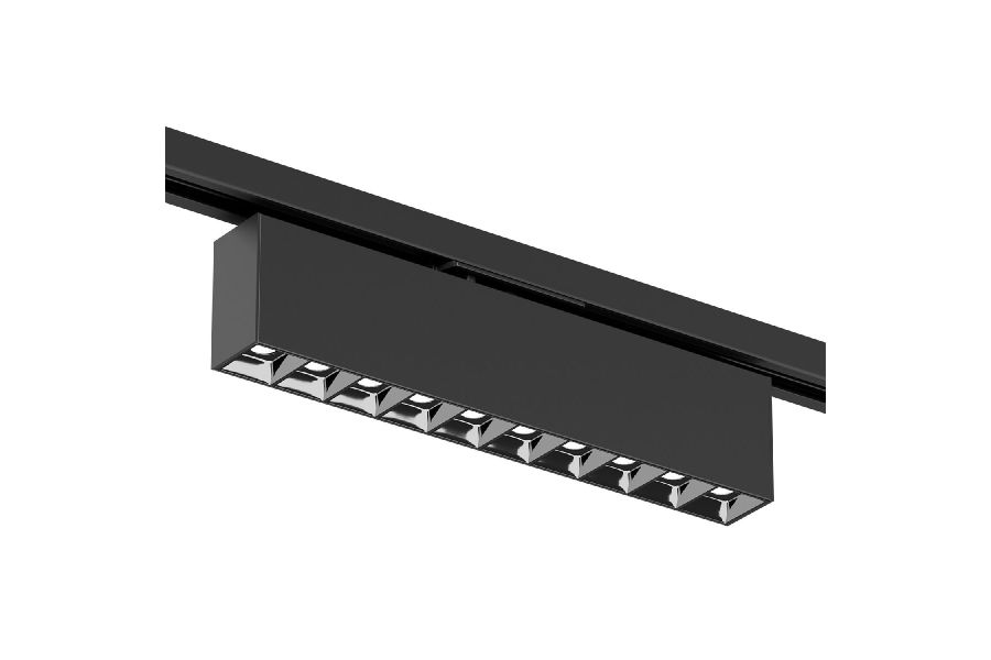 Трековый однофазный светильник Denkirs Edder DK6444-BK