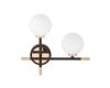 Бра Lumina Deco Marsiada LDW 6033N-2 RT BK+FGD