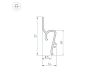 Профиль Arlight STRETCH-SHADOW-TECH-VENT-2000 BLACK (A2-DELTA) 041160