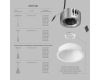 Встраиваемый светильник Denkirs Shine Glow DK2431-WH