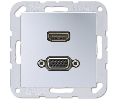 Купить Розетка HDMI/VGA Jung MAA1173AL Розетка HDMI/VGA Jung MAA1173AL