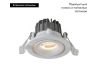Встраиваемый светодиодный светильник Arte Lamp Apertura A3315PL-1WH