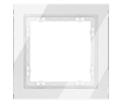 Рамка на 1 пост Voltum S70 VLS110101 (белый, стекло)