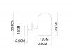 Бра Arte Lamp Cassel A5454AP-1PB