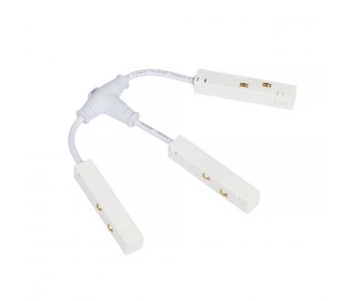 Коннектор гибкий для магнитного шинопровода Myfar Accessories for MagLine 23 MT0200-FCT-W