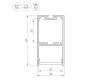 Алюминиевый профиль Arlight с экраном SL-LINE-3667-2500 WHITE+OPAL 036303