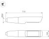 Уличный светильник Arlight OXOR-NOXT-EMP-718x100-50W Day4000 (BK, 120 deg, 230V) IP65 052480