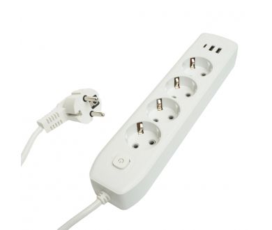 Удлинитель Stekker Home plus HM08-43-02 49978