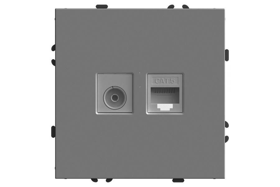 Розетка TV + компьютерная RJ-45 Stekker Эмили RST00-5106-10 49950