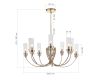 Люстра на штанге ST Luce Элегра SL1402.203.10