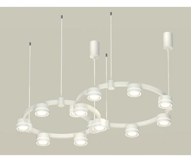 Комплект подвесного светильника Ambrella Light Techno Ring XR92081003 (A9208x2, C9236, C9231, N8433)
