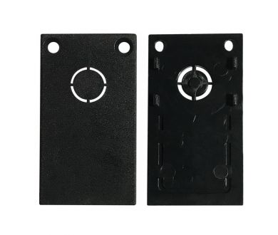 Комплект заглушек торцевых для накладного шинопровода iLedex Vision END CAP 4822-025-BK (2 шт)