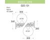 Уличный настенный светильник Fumagalli Bisso/G250 G25.131.000.AXE27