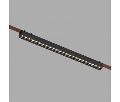 Трековый однофазный светильник Denkirs Belty grill DK5672-BK