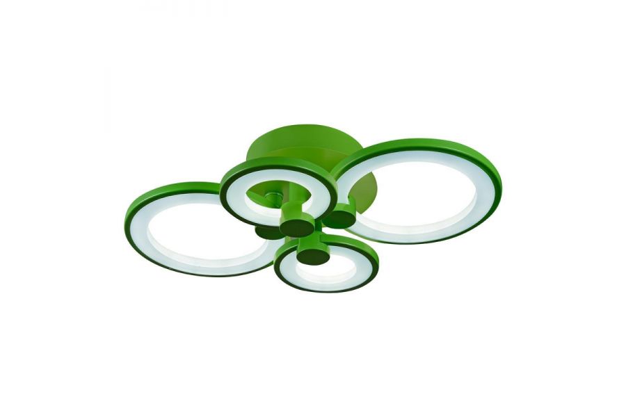 Потолочная светодиодная люстра iLedex Ring A001/4 Green