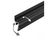 Профиль Arlight STRETCH-SHADOW-TECH-VENT-2000 BLACK (A2-DELTA) 041160