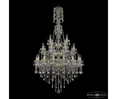 Подвесная люстра Bohemia Ivele Crystal 1415/16+8+4/300/XL-155/3d G