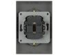 Розетка Эра Arktik 16-2105-06 двойная с заземлением 2X2P+E Schuko со шторками 16А-250В графит Б0070459