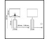 Настольная лампа Odeon Light Midcent Ondulato 7172/1T